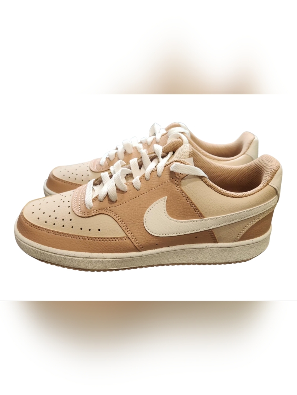 NEW Men's Nike Court Vision Low Sanddrift Sail Hemp